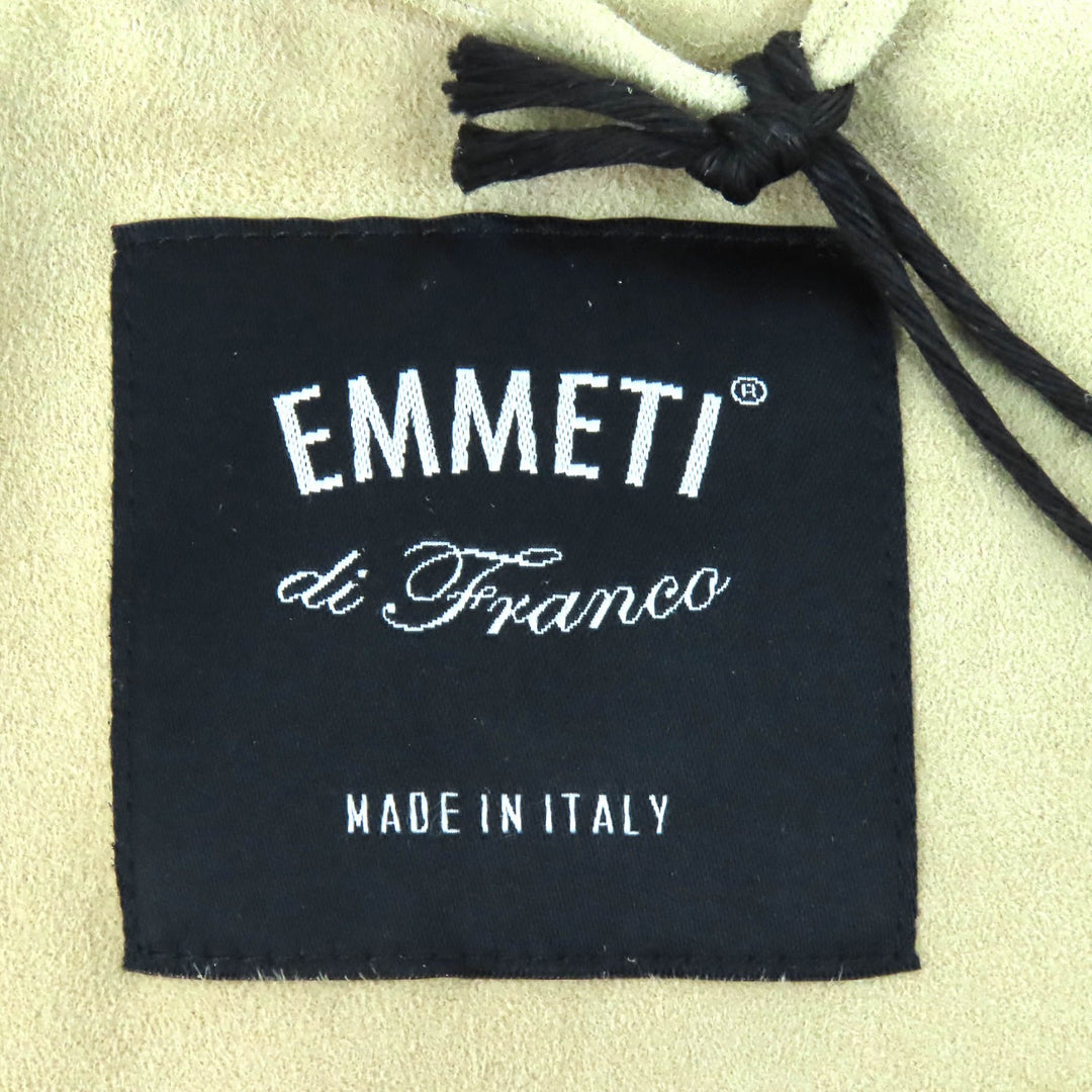 Discounted Very Good EMMETI Jacket Suede shirt jacket beige Goatskin mens 46 Sabbia6003