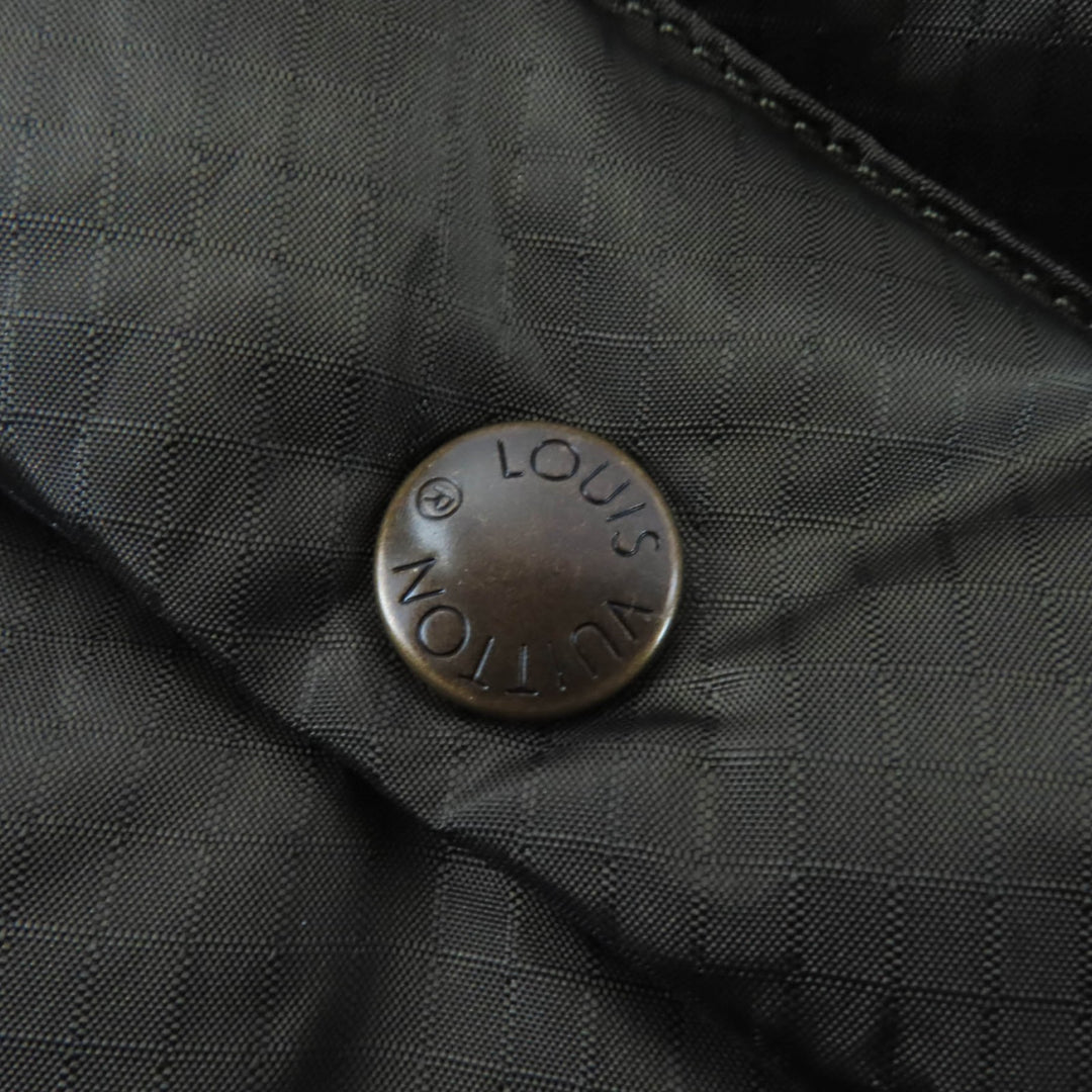 Excellent LOUIS VUITTON Down jacket Monogram lining and logo rubber patch 34