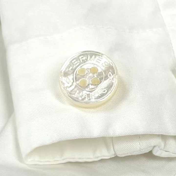 Excellent HERMES one piece white cotton Women 34 4H0571DV