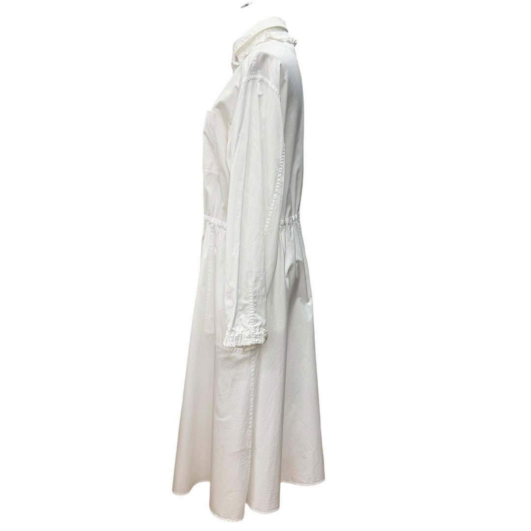 Excellent HERMES one piece white cotton Women 34 4H0571DV