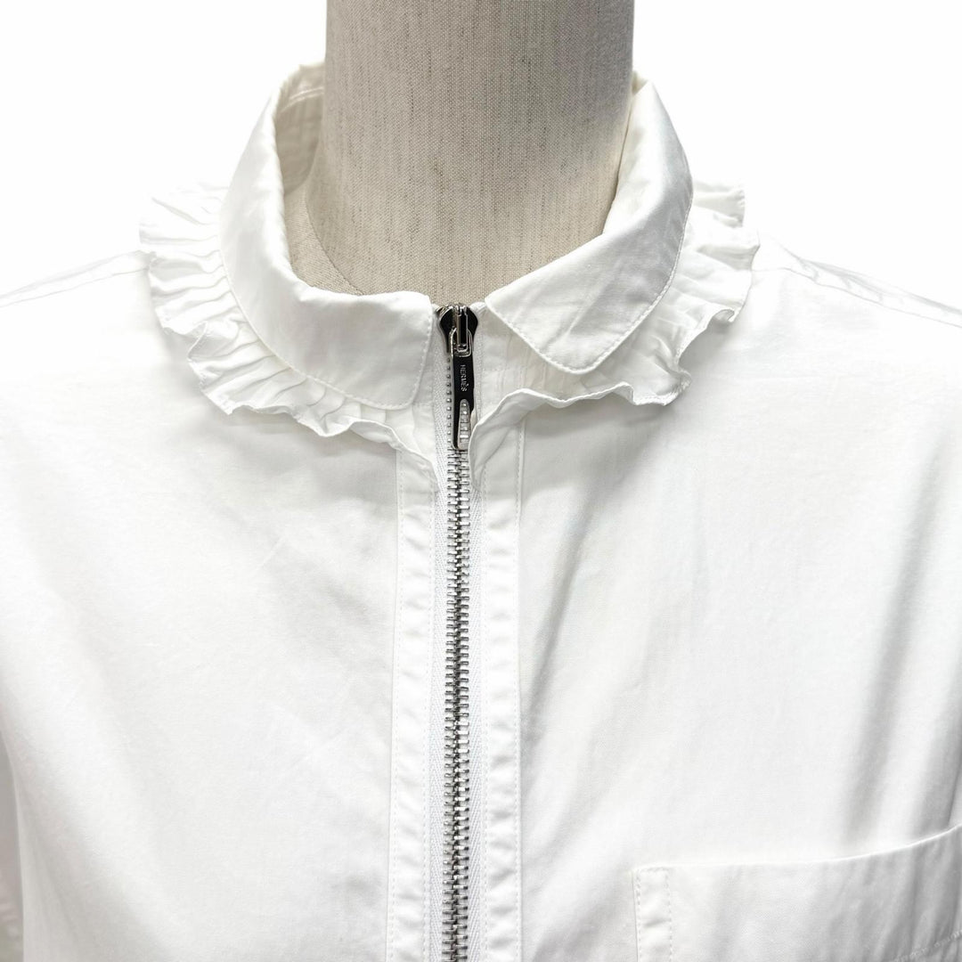 Excellent HERMES one piece white cotton Women 34 4H0571DV