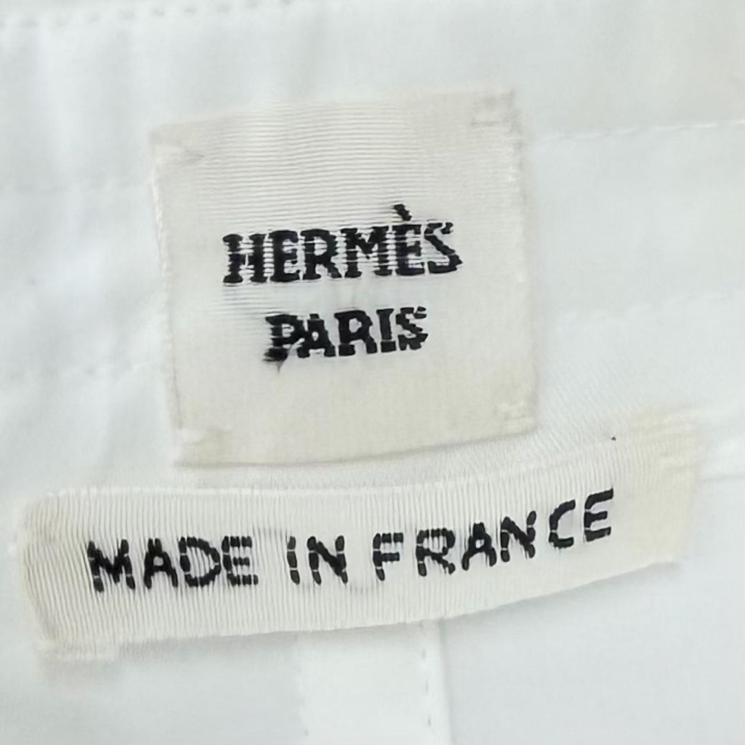 Excellent HERMES one piece white cotton Women 34 4H0571DV