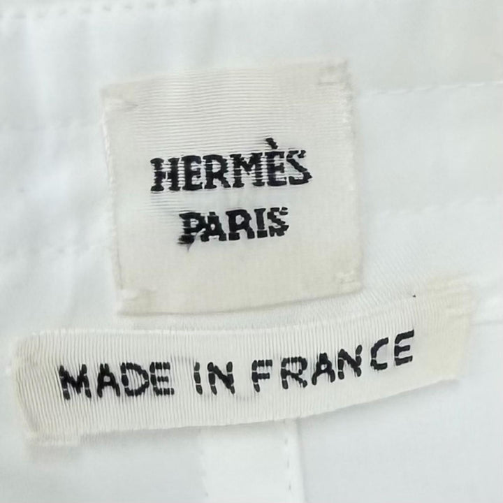 Excellent HERMES one piece white cotton Women 34 4H0571DV
