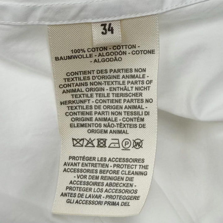 Excellent HERMES one piece white cotton Women 34 4H0571DV