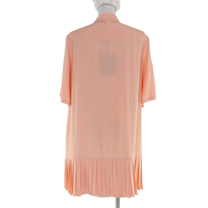 Pristine LOUIS VUITTON Lavalliere Pleated Dress Monogram flower 38 1AGP36