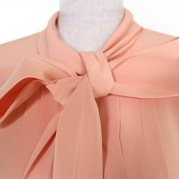 Pristine LOUIS VUITTON Lavalliere Pleated Dress Monogram flower 38 1AGP36