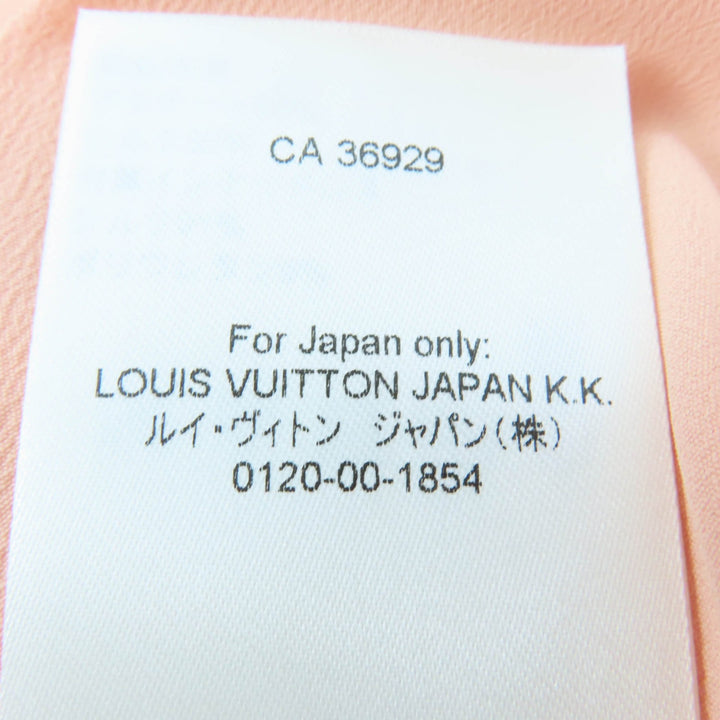 Pristine LOUIS VUITTON Lavalliere Pleated Dress Monogram flower 38 1AGP36