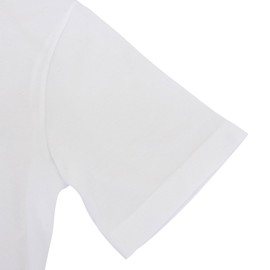 Excellent HERMES Short sleeve polo shirt white cotton mens L