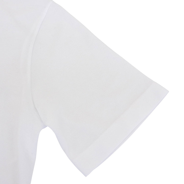 Excellent HERMES Short sleeve polo shirt white cotton mens L