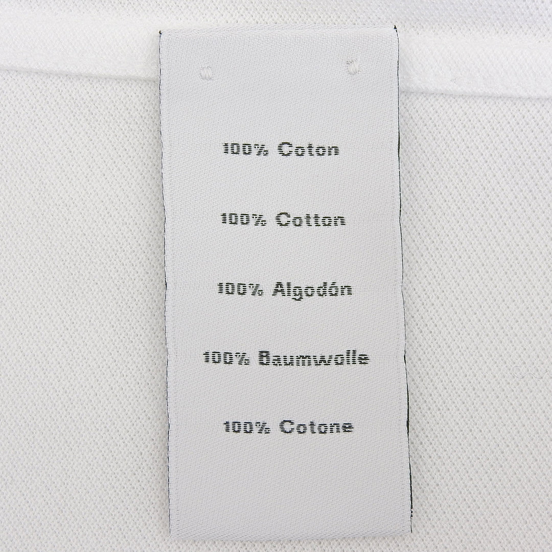 Excellent HERMES Short sleeve polo shirt white cotton mens L