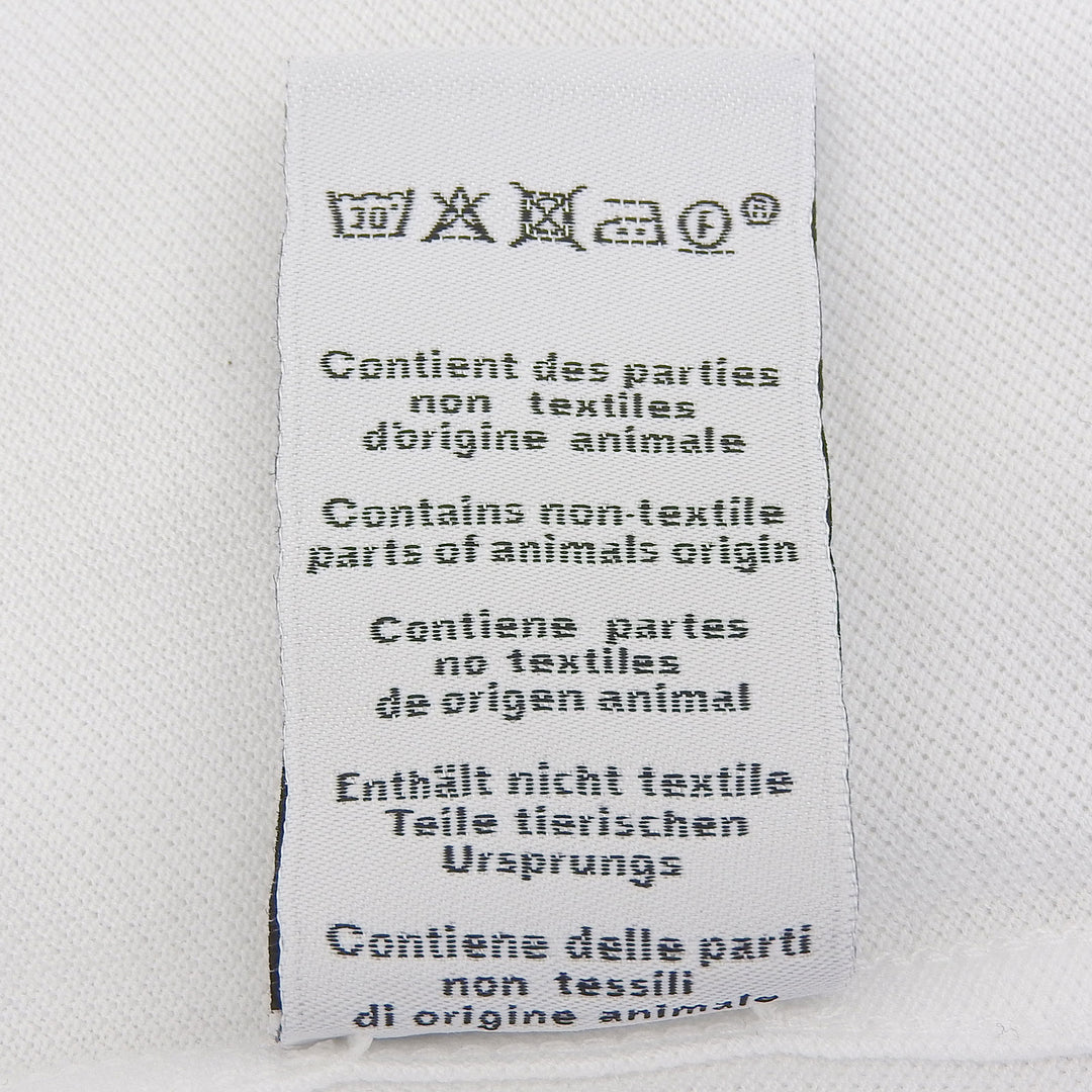 Excellent HERMES Short sleeve polo shirt white cotton mens L
