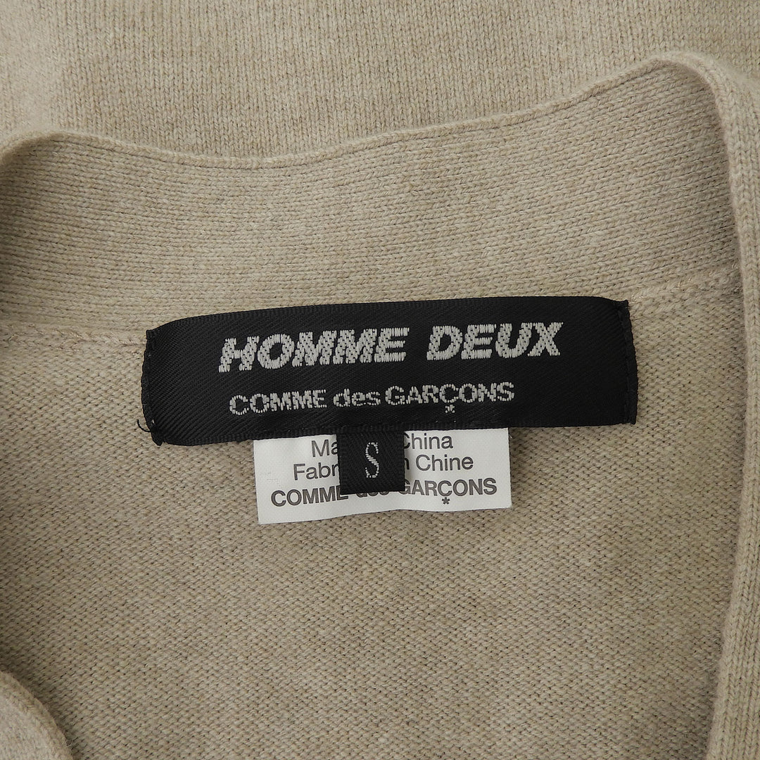 Great COMME des GARCONS HOMME PLUS cardigan beige wool mens S