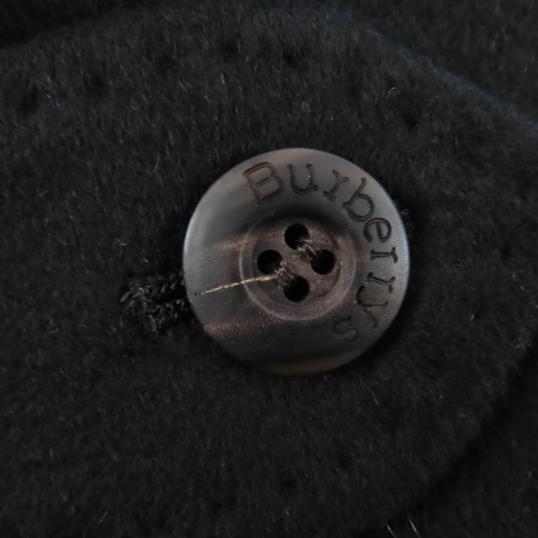 Excellent Burberrys coat Made with Italian fabric,hidden placket 36