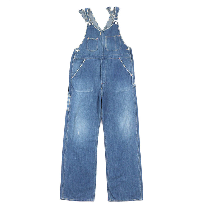 Discounted Very Good PORTER CLASSIC overalls Denim overalls Indigo blue cotton mens S