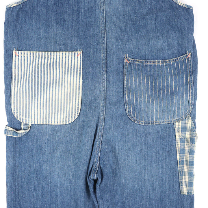 Discounted Very Good PORTER CLASSIC overalls Denim overalls Indigo blue cotton mens S