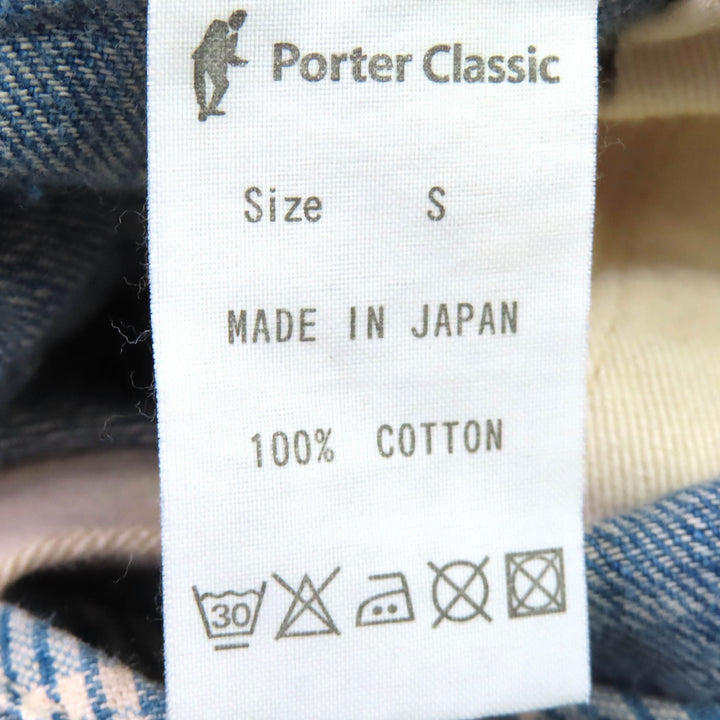 Discounted Very Good PORTER CLASSIC overalls Denim overalls Indigo blue cotton mens S