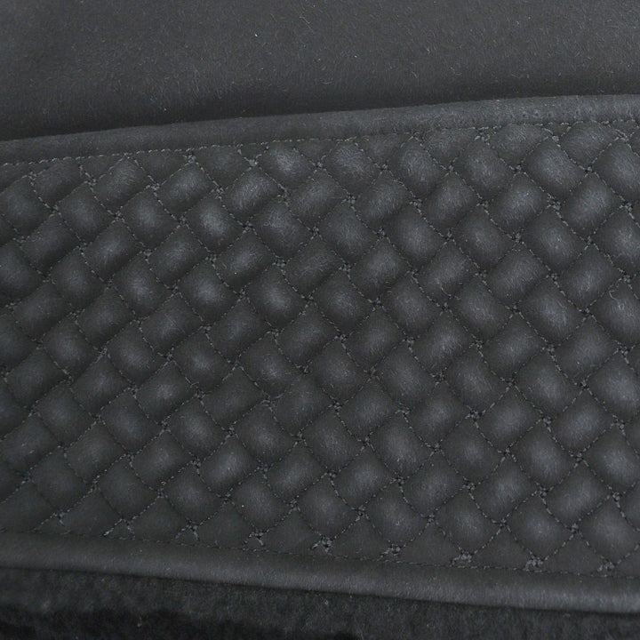Very Good BOTTEGAVENETA Mouton jacket INTRECCIATO double black Sheep leather