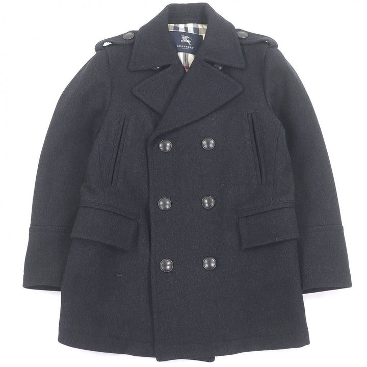 Excellent BURBERRY LONDON pea coat Double-breasted jacket