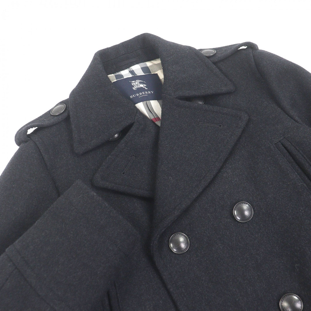 Excellent BURBERRY LONDON pea coat Double-breasted jacket