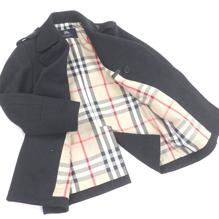 Excellent BURBERRY LONDON pea coat Double-breasted jacket