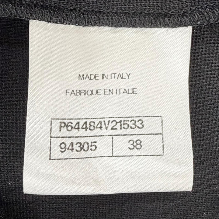 Pristine CHANEL tops black wool Women 38 P64484