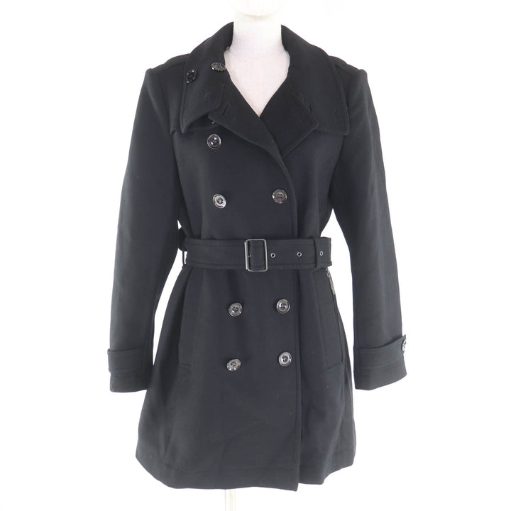 Pristine BURBERRY coat black wool Women 44 3965631