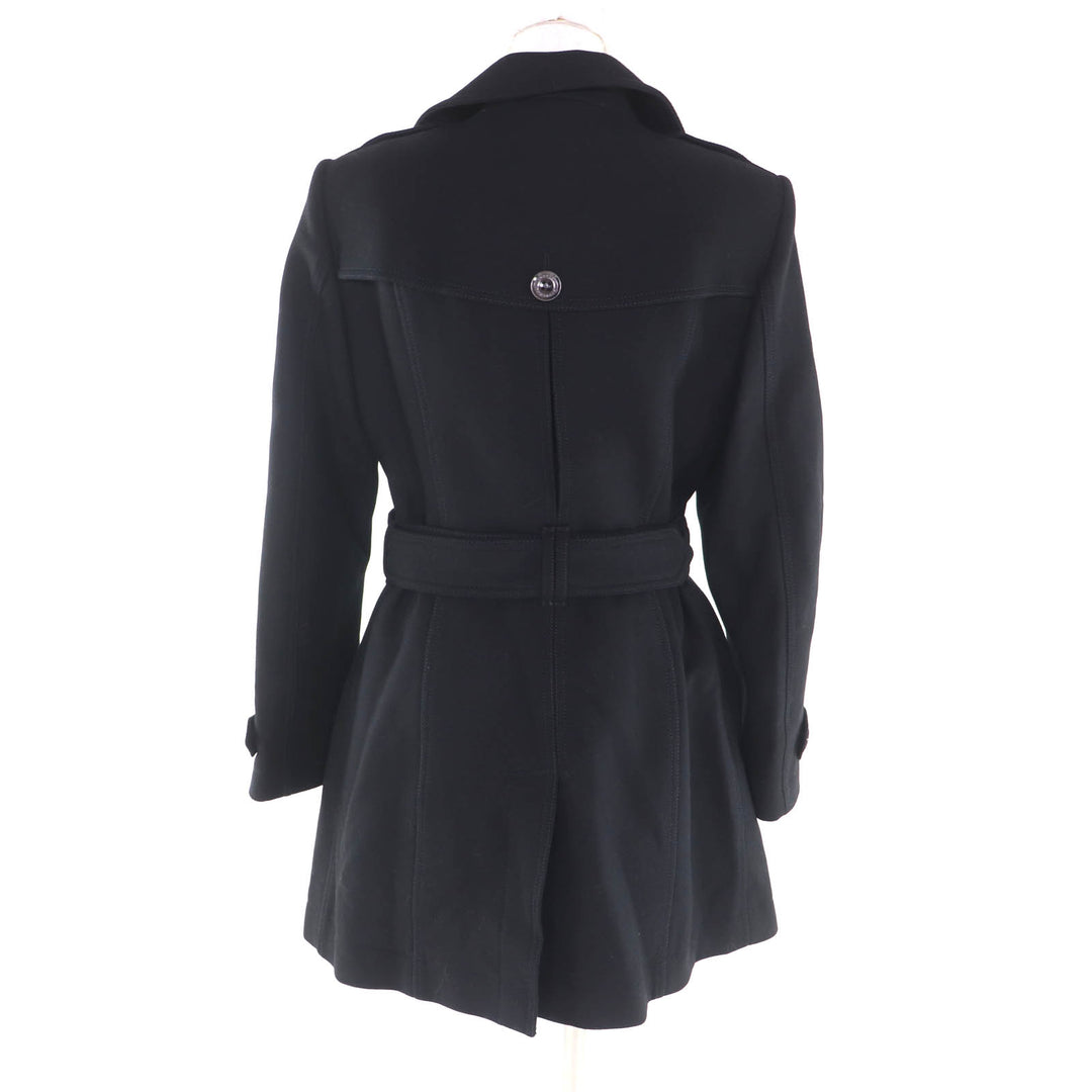 Pristine BURBERRY coat black wool Women 44 3965631