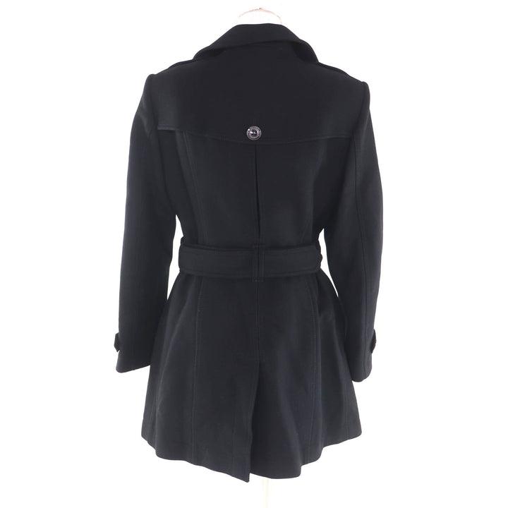 Pristine BURBERRY coat black wool Women 44 3965631