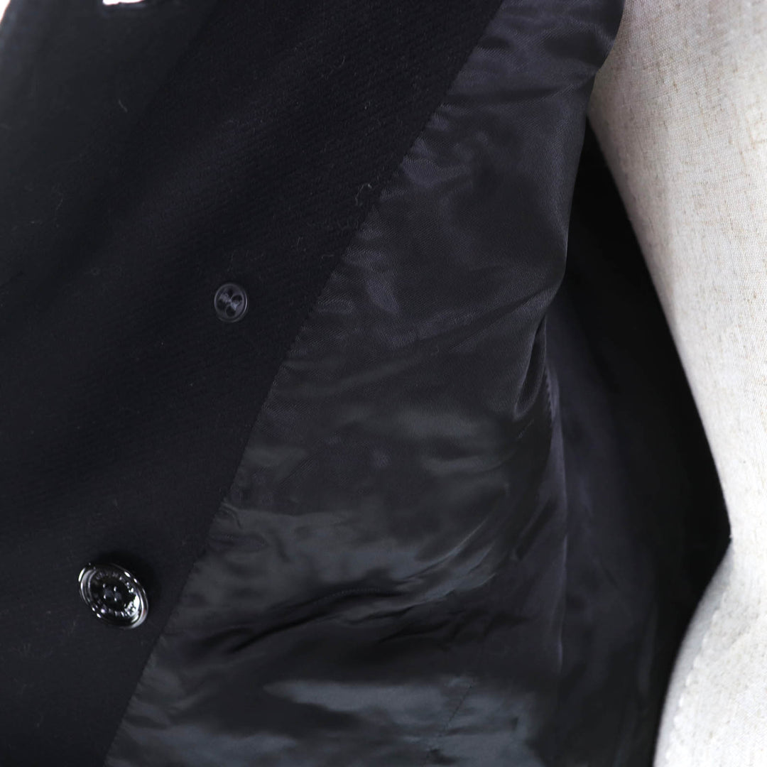 Pristine BURBERRY coat black wool Women 44 3965631