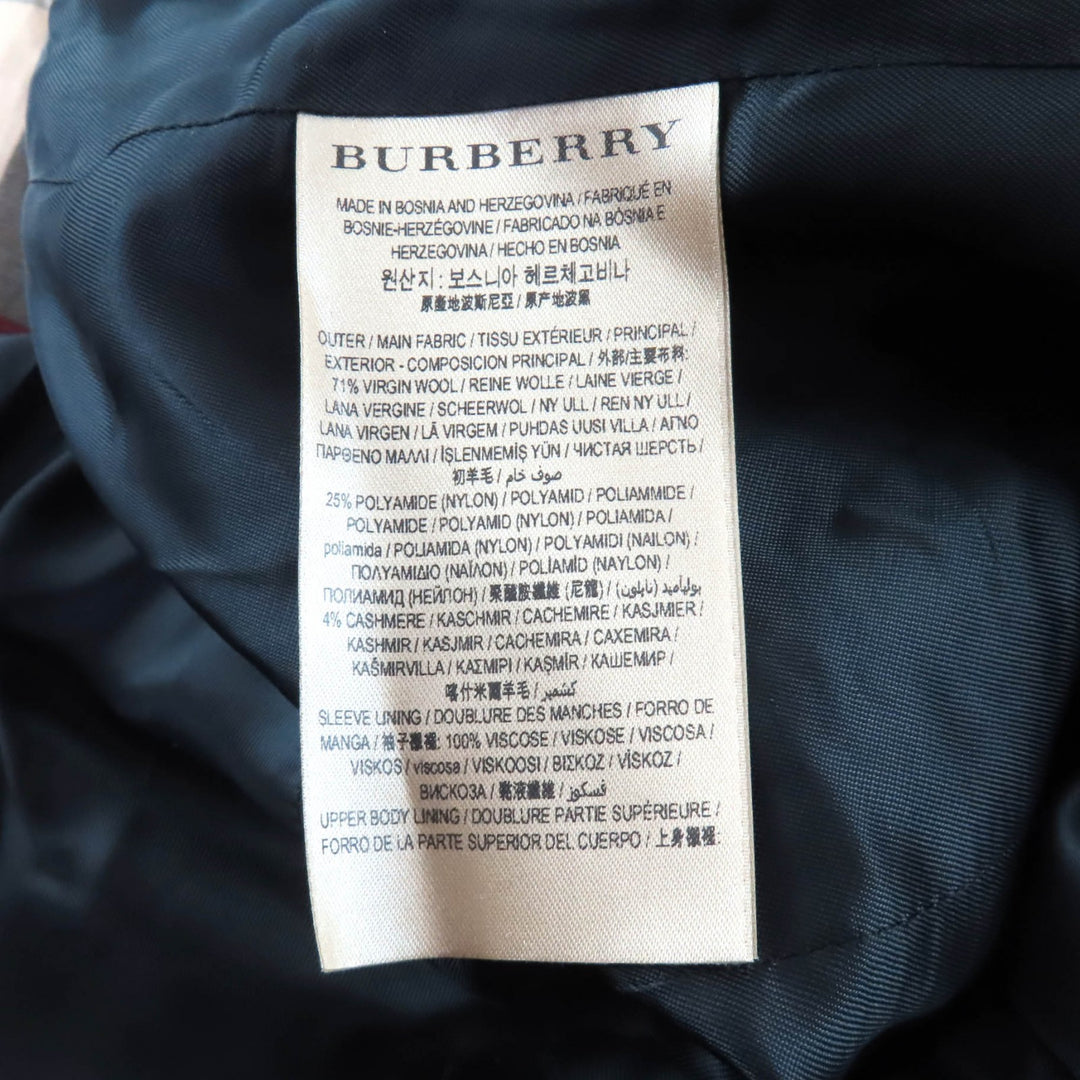 Pristine BURBERRY coat black wool Women 44 3965631