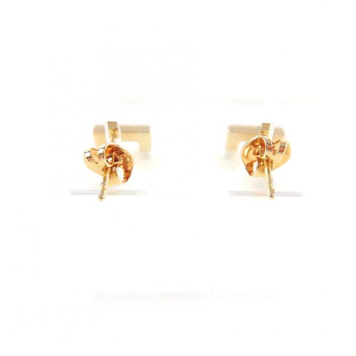 Excellent TASAKI Pierce Balance Note Earrings Akoya Pearl Musical Note