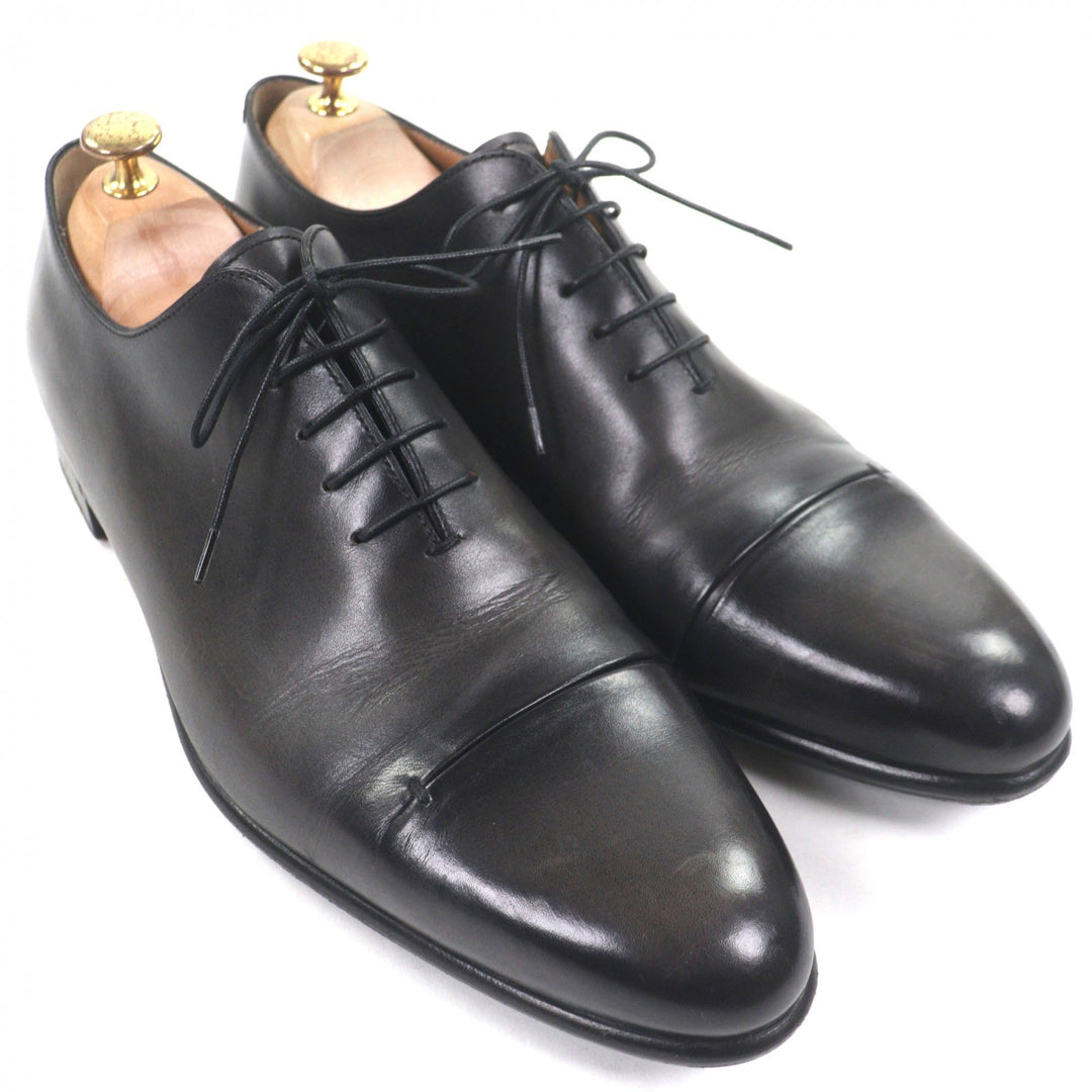 Great BERLUTI Leather shoes Gaspard Galle drape black mens 10.5
