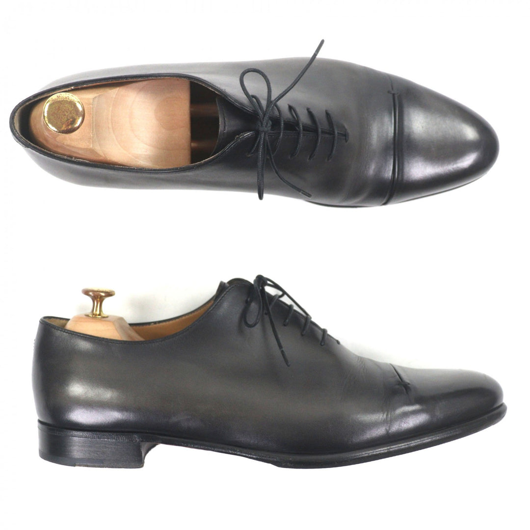 Great BERLUTI Leather shoes Gaspard Galle drape black mens 10.5
