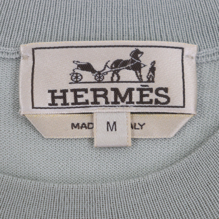 Excellent HERMES sweater multicolor cashmere mens M