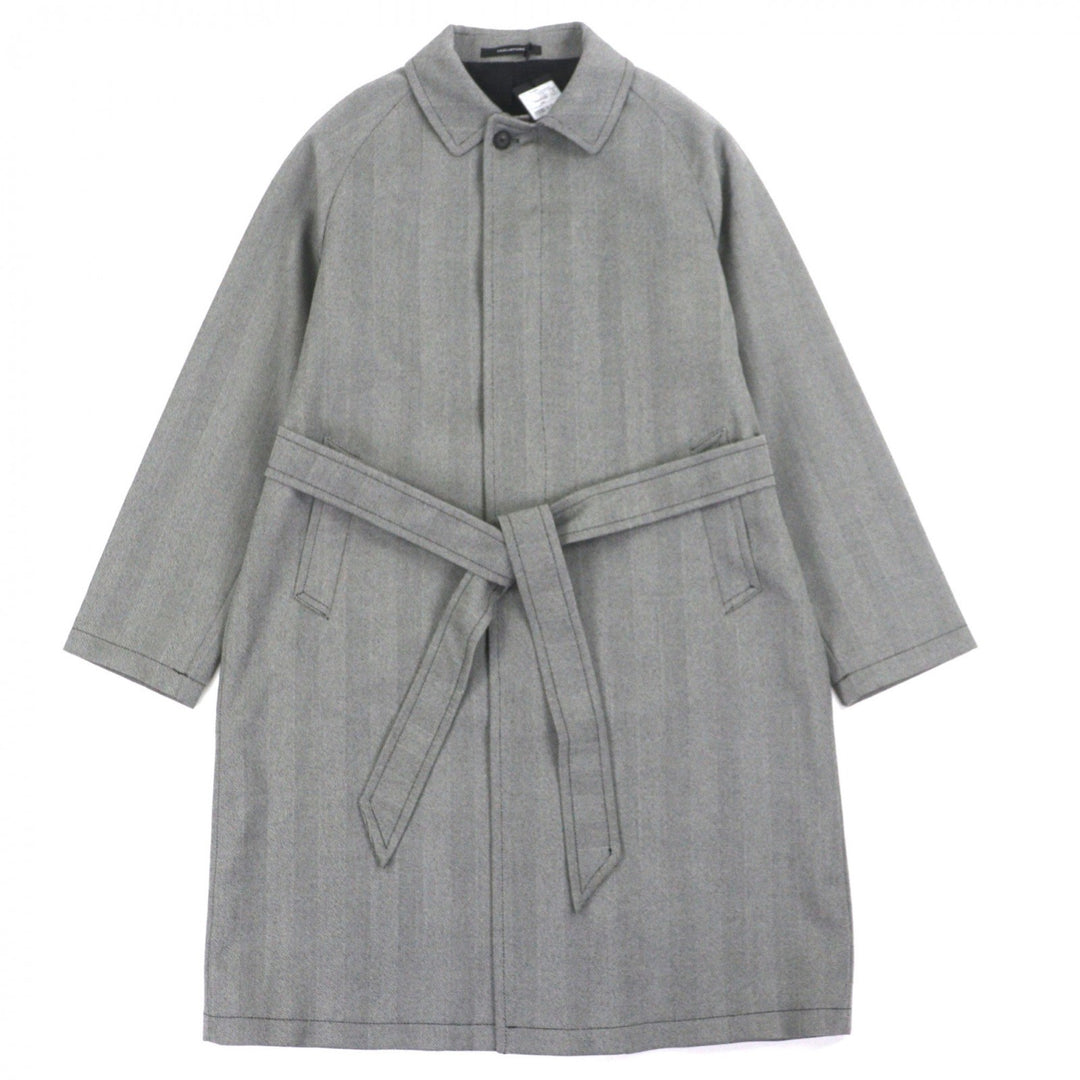 Pristine TAGLIATORE coat SALOMON gray Virgin wool mens 48