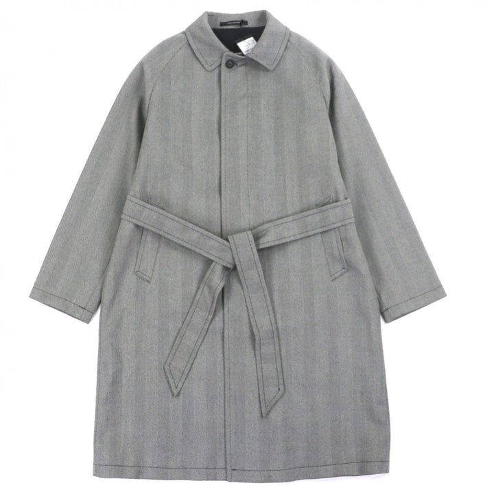Pristine TAGLIATORE coat SALOMON gray Virgin wool mens 48
