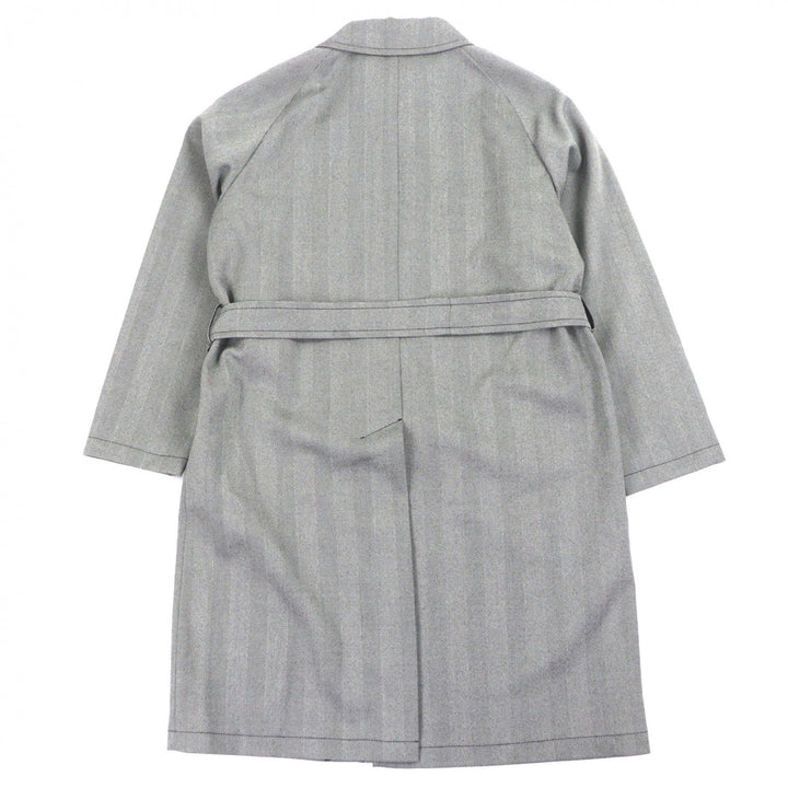 Pristine TAGLIATORE coat SALOMON gray Virgin wool mens 48