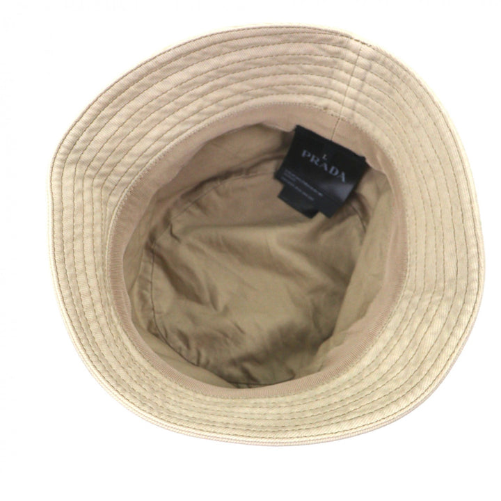Excellent PRADA hat beige cotton mens L 2HC137