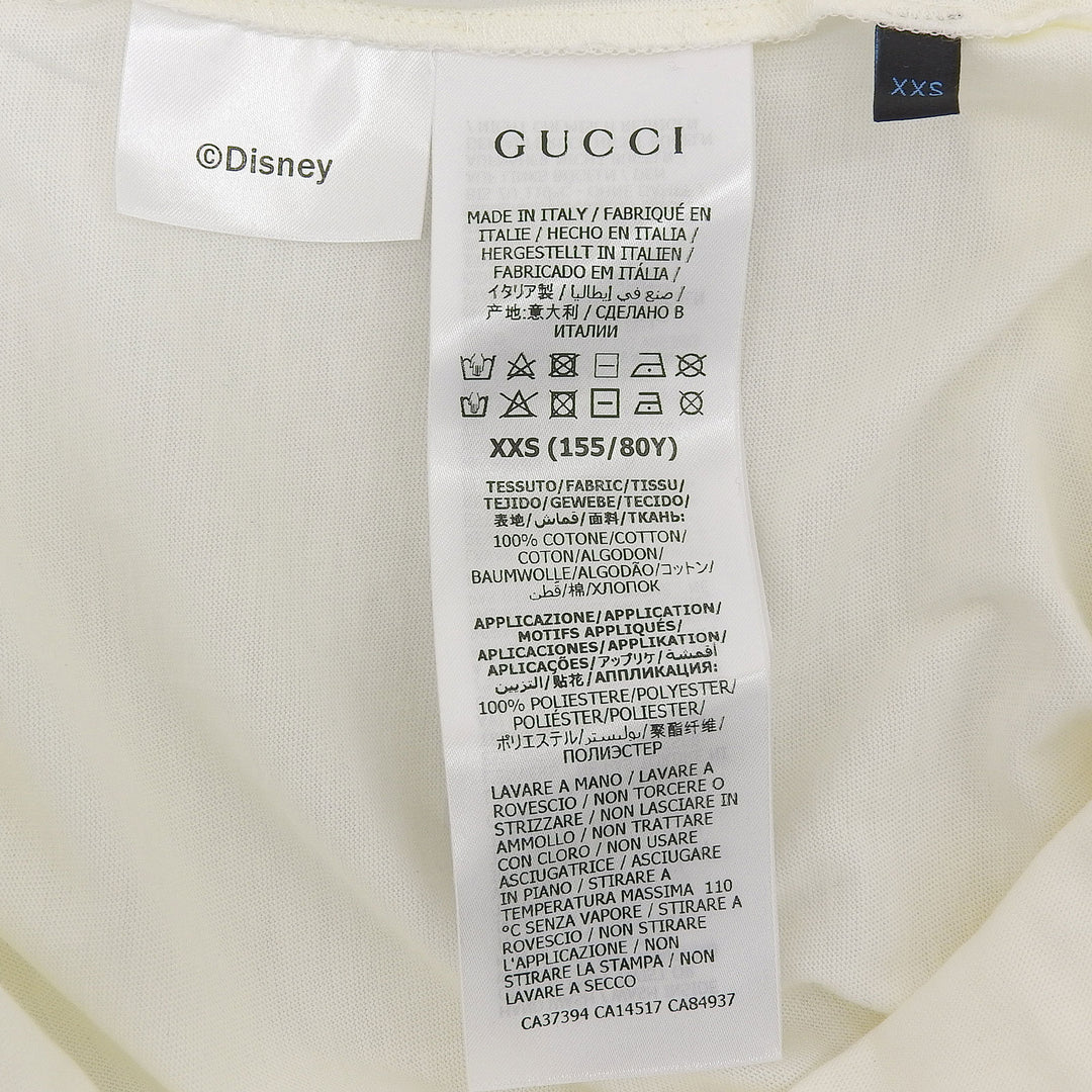 Pristine GUCCI×Disney Short sleeve T-shirt Multi cotton mens XXS 615044