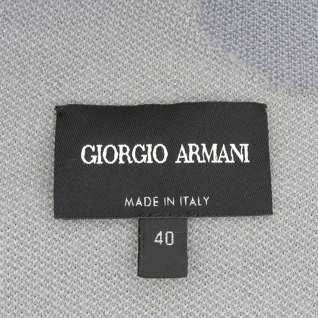 Excellent GIORGIO ARMANI Jacket Light blue gray cashmere Women 40 3KAG01