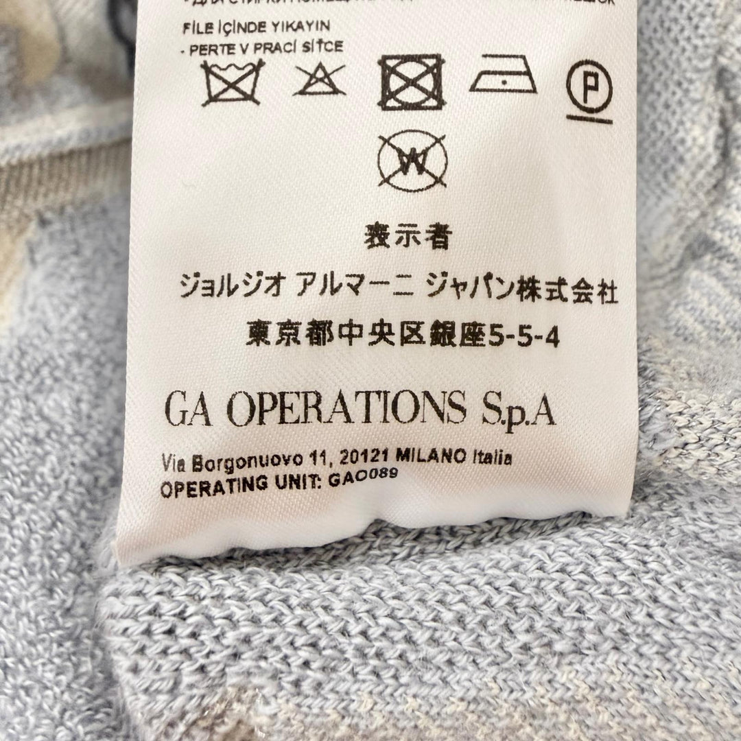 Excellent GIORGIO ARMANI Jacket Light blue gray cashmere Women 40 3KAG01