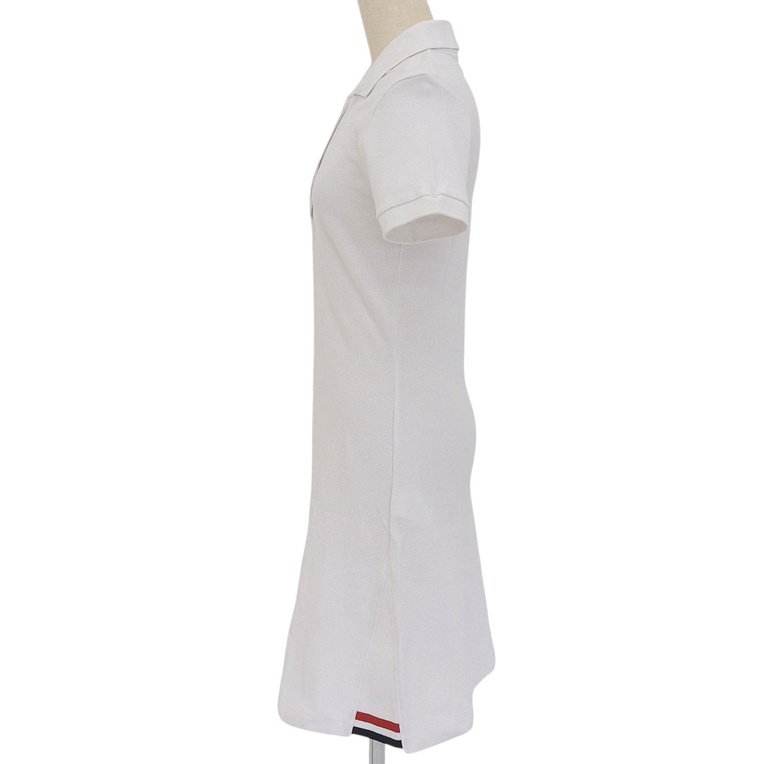 Great THOM BROWNE one piece white cotton Women 38 FJD097A