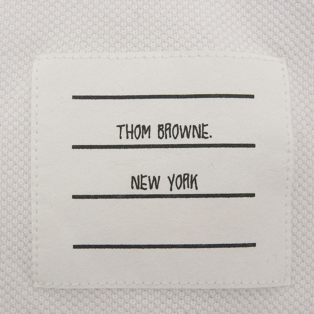 Great THOM BROWNE one piece white cotton Women 38 FJD097A
