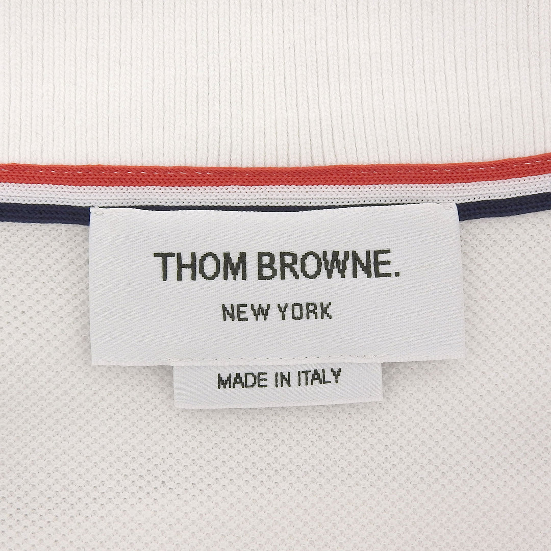 Great THOM BROWNE one piece white cotton Women 38 FJD097A