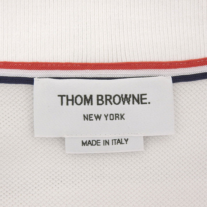 Great THOM BROWNE one piece white cotton Women 38 FJD097A