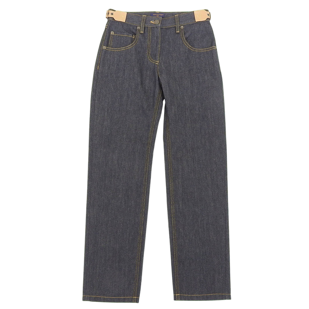 Pristine LOUIS VUITTON Denim pants Indigo cotton Women 32