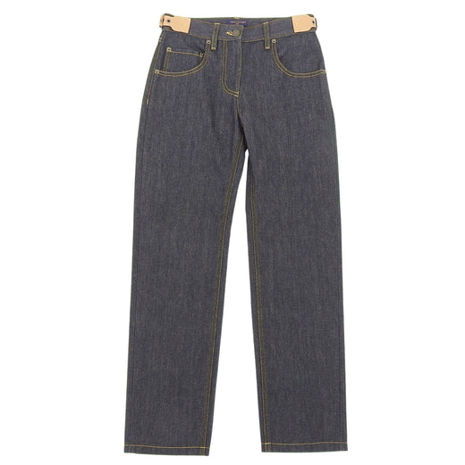Pristine LOUIS VUITTON Denim pants Indigo cotton Women 32