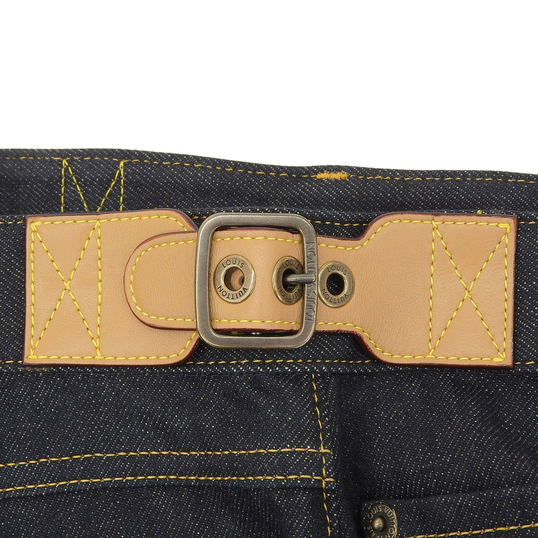 Pristine LOUIS VUITTON Denim pants Indigo cotton Women 32