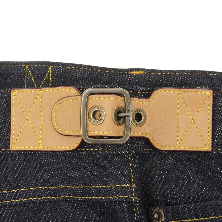 Pristine LOUIS VUITTON Denim pants Indigo cotton Women 32