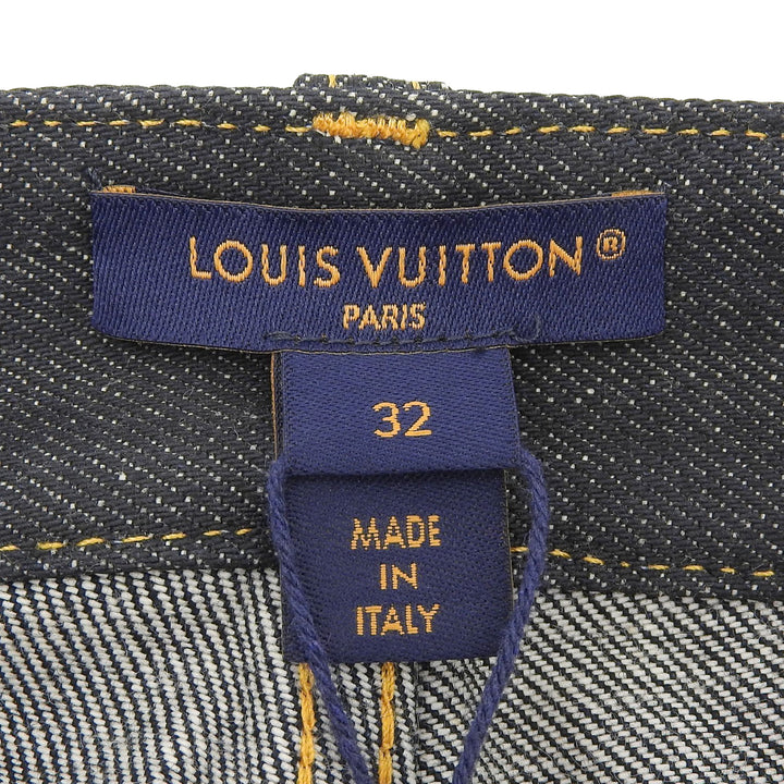 Pristine LOUIS VUITTON Denim pants Indigo cotton Women 32